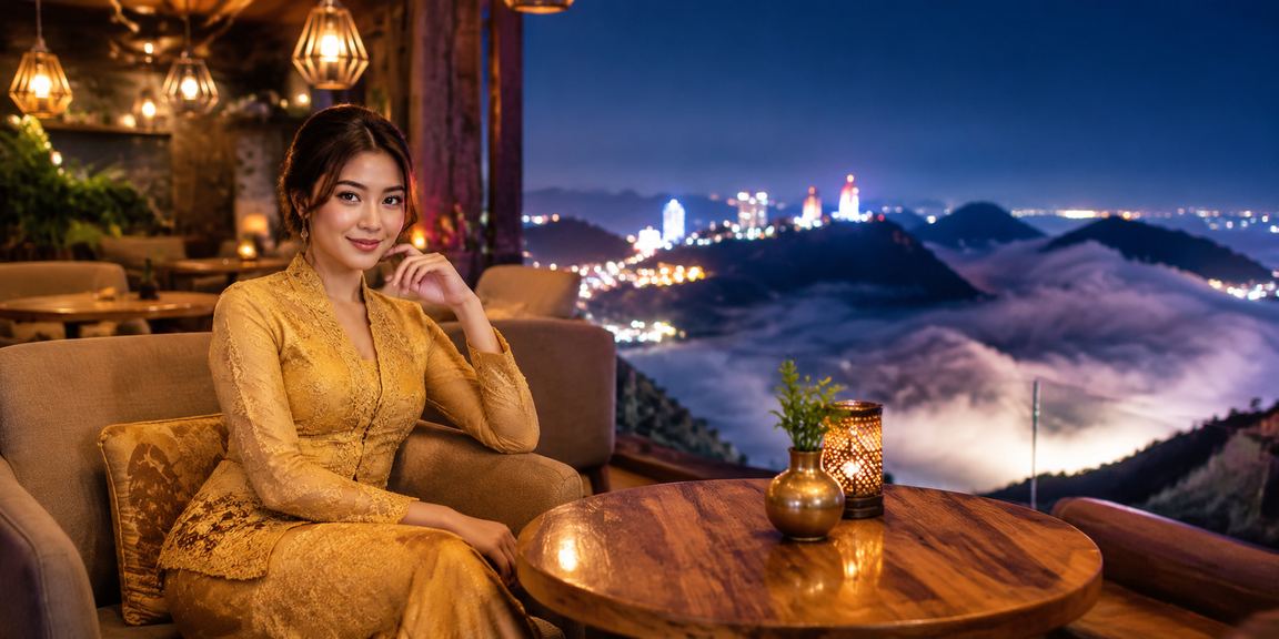 Paparan kasino live tony99 dengan pemandangan Genting Highlands